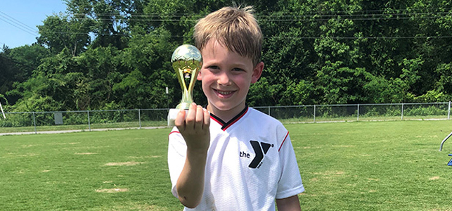 Image of patient playing soccer